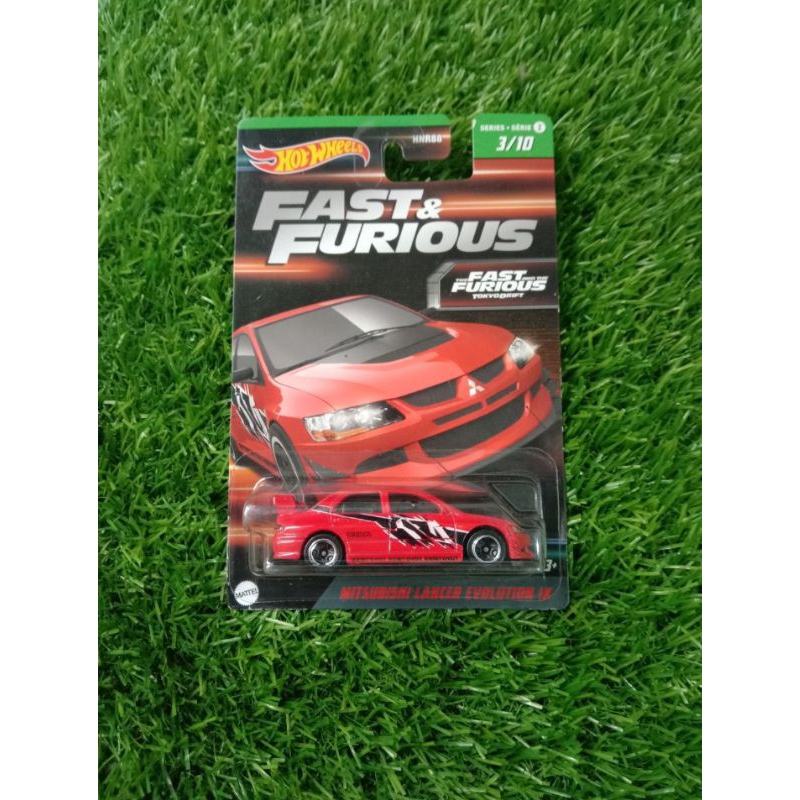 Hotwheels Fast And Furious Nissan Skyline GTR34 Dan Mitsubishi Lancer Evolution