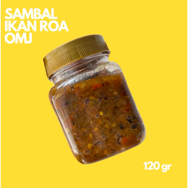 

Sambal Ikan Roa Asli 120gr - Pedas Nikmat