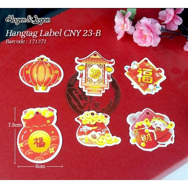 

HANG TAG CNY/SINCIA/IMLEK/CHINESE NEW YEAR ( 1 pack isi 20 pcs)