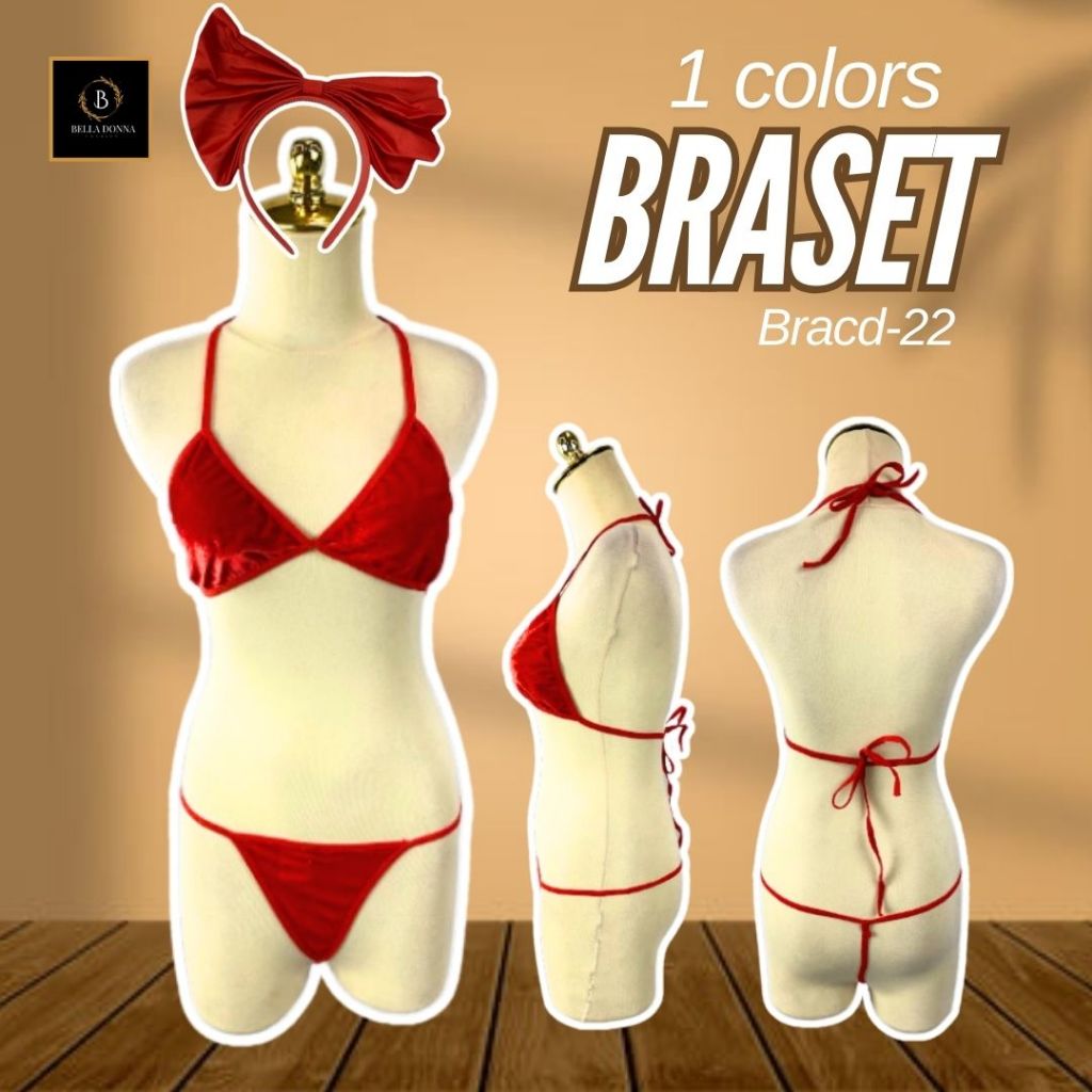 belladonna_id [COD] Pakaian Dalam Lingerie BRACD-22 Set Bra dan Celana Dalam Wanita Dewasa All Size 