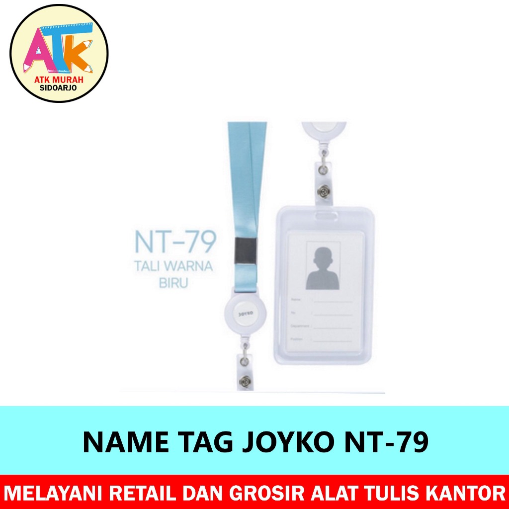

TEMPAT ID CARD / NAME TAG JOYKO NT-79