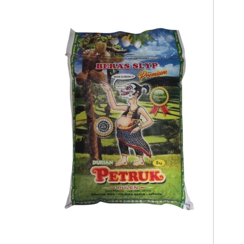 

Beras slyp Petruk 5kg. Beras Petruk 5kg original