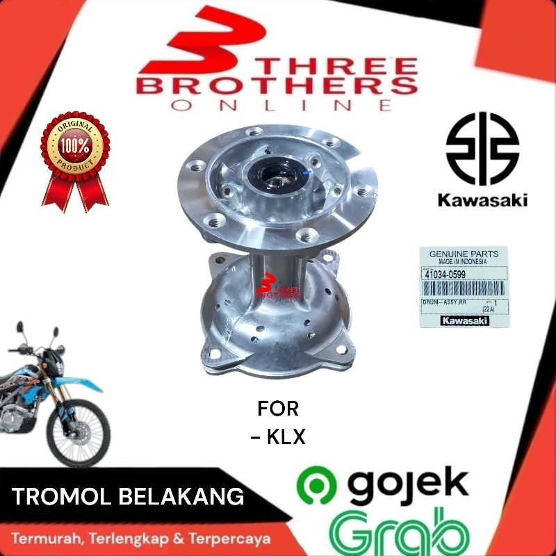 Tromol belakang klx 150 klx150 original kgp part number