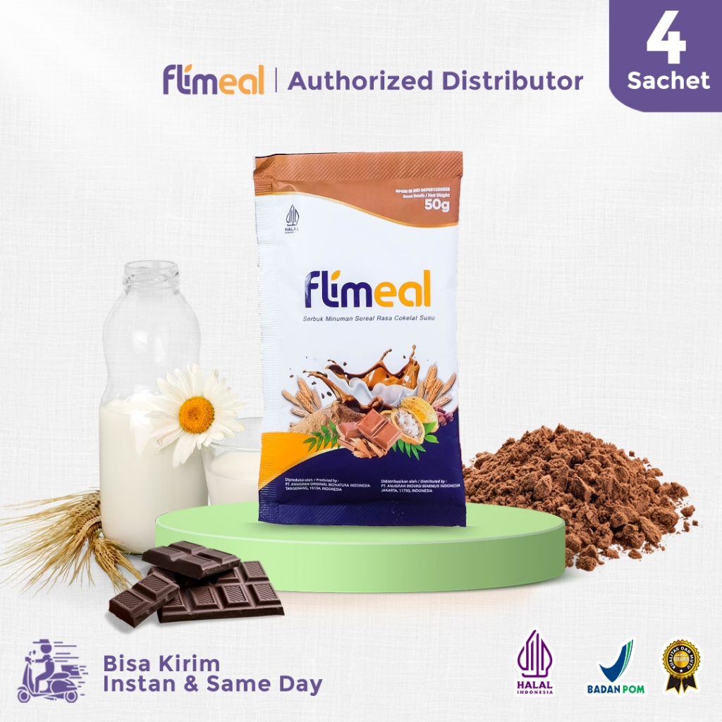 

Flimeal by Flimty meal replacement 4 sachet original