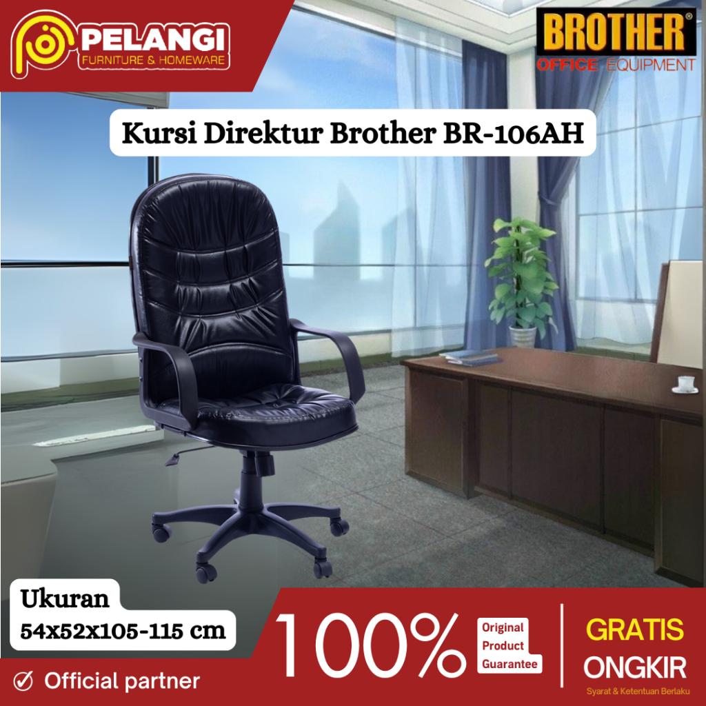 Kursi Direktur Brother BR-106AH | Kursi Direktur | Kursi Kantor | Kursi Kantor Direktur