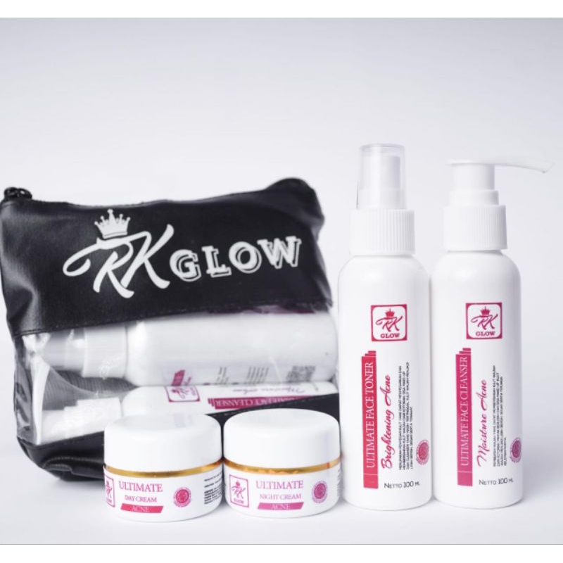 (FREE MASKER SHEET) RK GLOW ORIGINAL AGEN RESMI // ACNE SERIES PREMIUM FREE GIFT