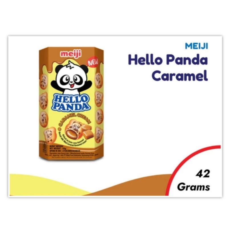 

Hello Panda Caramel 42 gr Snack Biskuit Cemilan