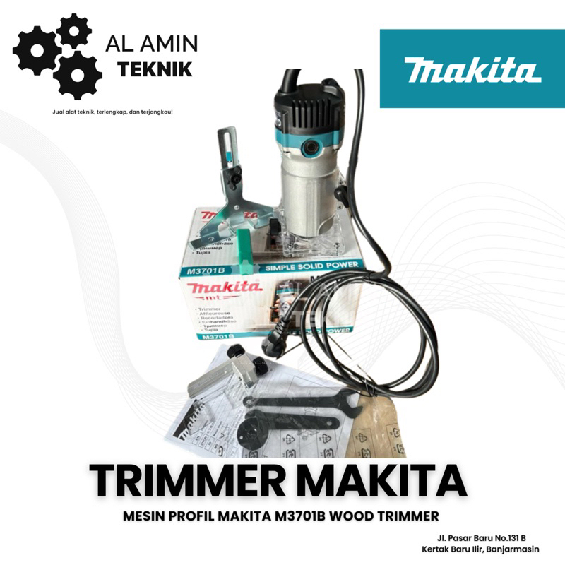 MESIN PROFIL MAKITA M3701B / MESIN TRIMER MAKITA M3701B  Makita M3701B Mesin Profil Kayu