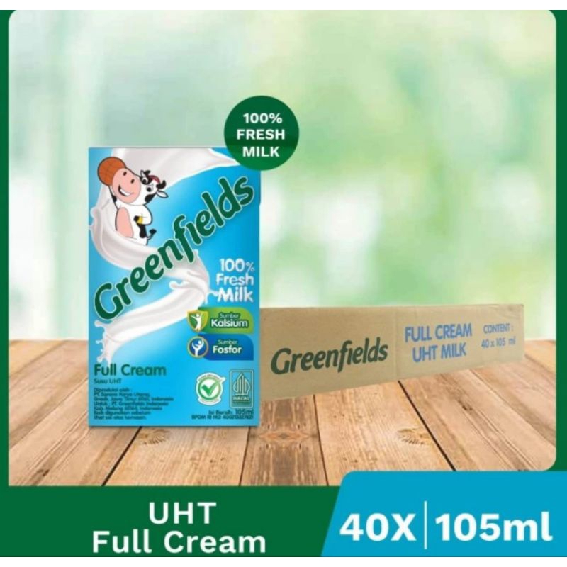 

Greenfields UHT Full Cream / Susu UHT Full Cream 105ml