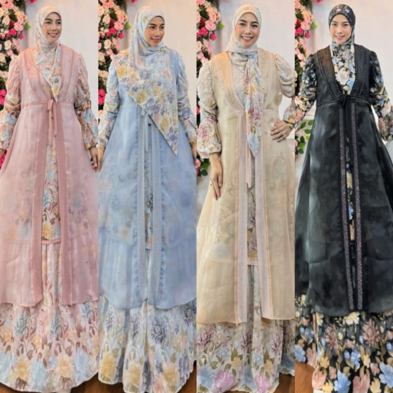 cod Humaira syar'i andriana series by gamis murah Humaira
