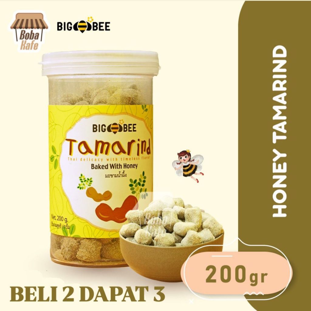 

!! PROMO BLACK FRIDAY - BELI 2 DAPAT 3 !! HONEY TAMARIND 200GR - BIG BEE - ORIGINAL 100% FROM THAILAND