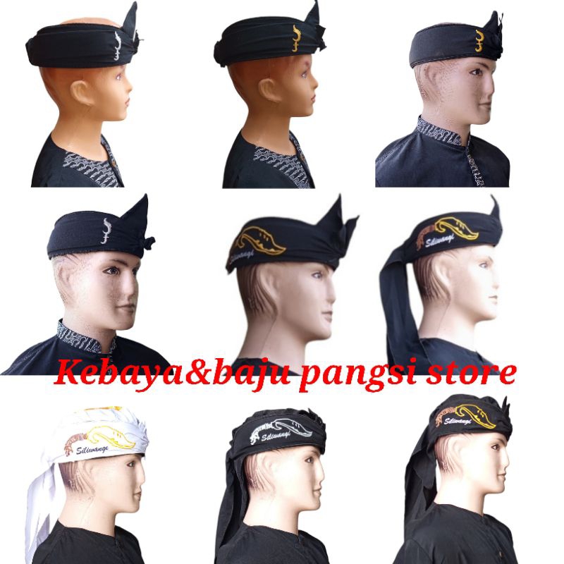 Iket sunda kujang/ blangkon sunda jawa/totopong/udeng