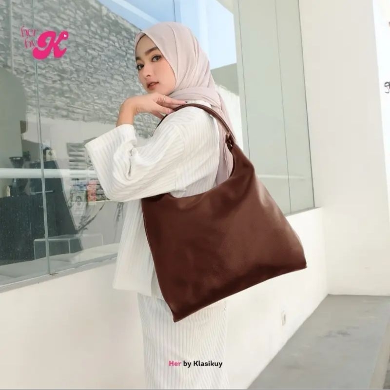 livia- shoulderbag wanita tote bag wanita muat laptop tas kuliah tas kerja