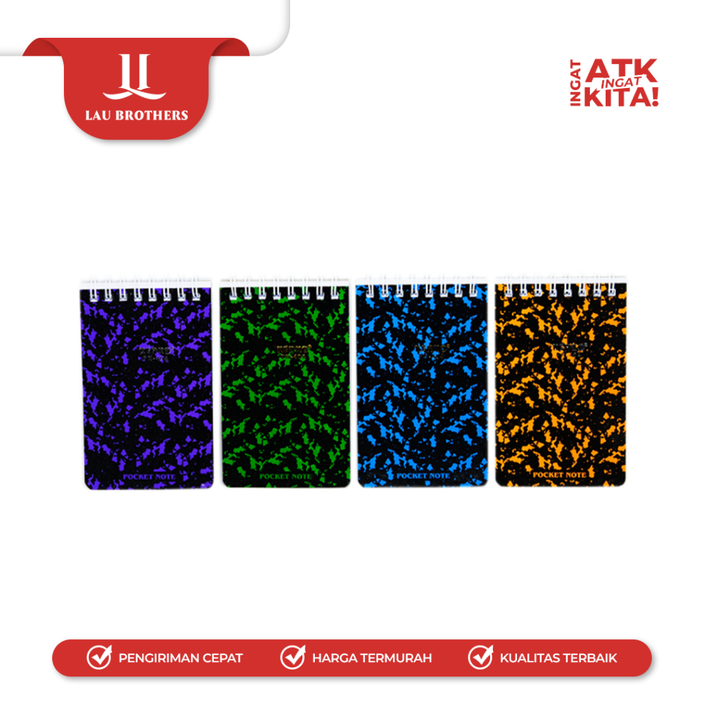

KENKO BUKU SAKU/ POCKET NOTE PN-404 (1LSN/ 12PCS) RB9