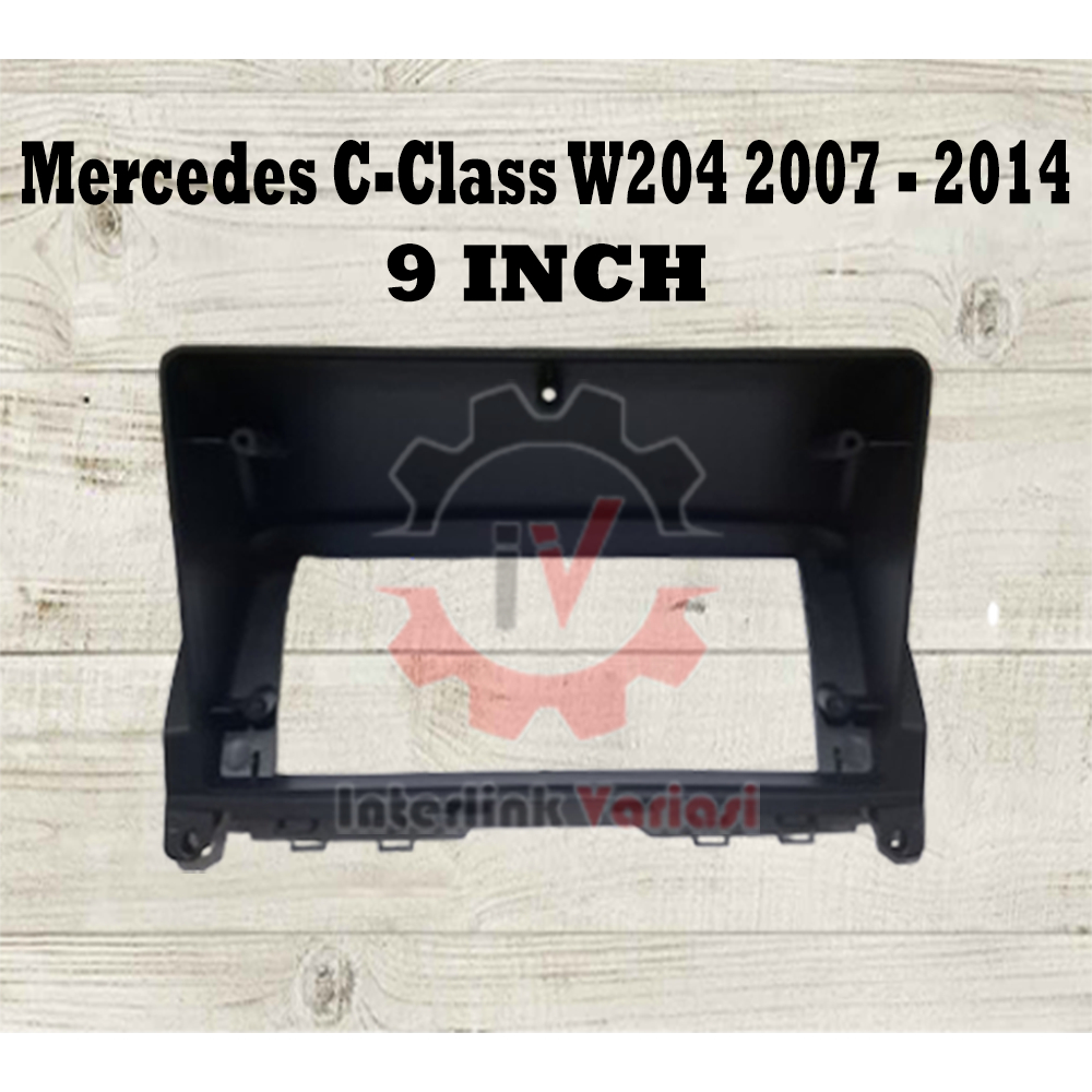 Frame head unit android Mercedes Benz C Class W204 2007 - 2014 9 inch