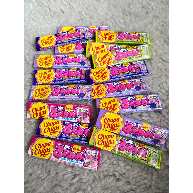 

Big Babol (permen karet stik isi 5keping) .1paket isi 8stik