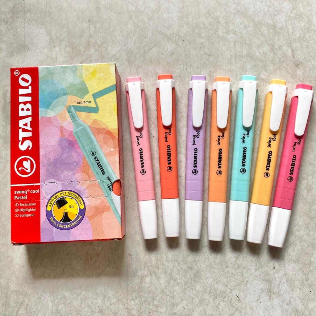 

Highlighter Stabilo Swing Cool Pastel Color Per Pcs