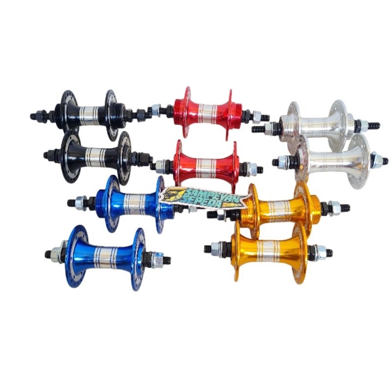 OXO 432 Bost Tromol Hub BMX Hub Freehub BMX OXO 36 Hole Set Depan Belakang