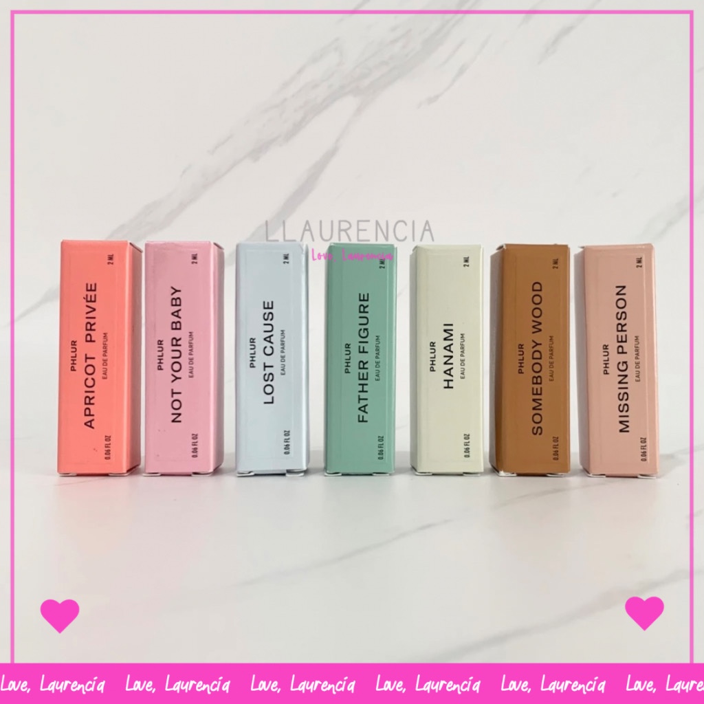 PHLUR Missing Person - Afterglow - Vanilla Skin - Cherry Stem - Father Figure Eau de Parfum / perfum