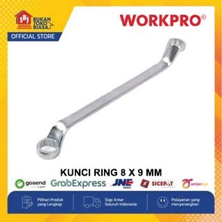 Workpro Kunci Ring 8 X 9 mm CR-V Double Ring Wrench W073325