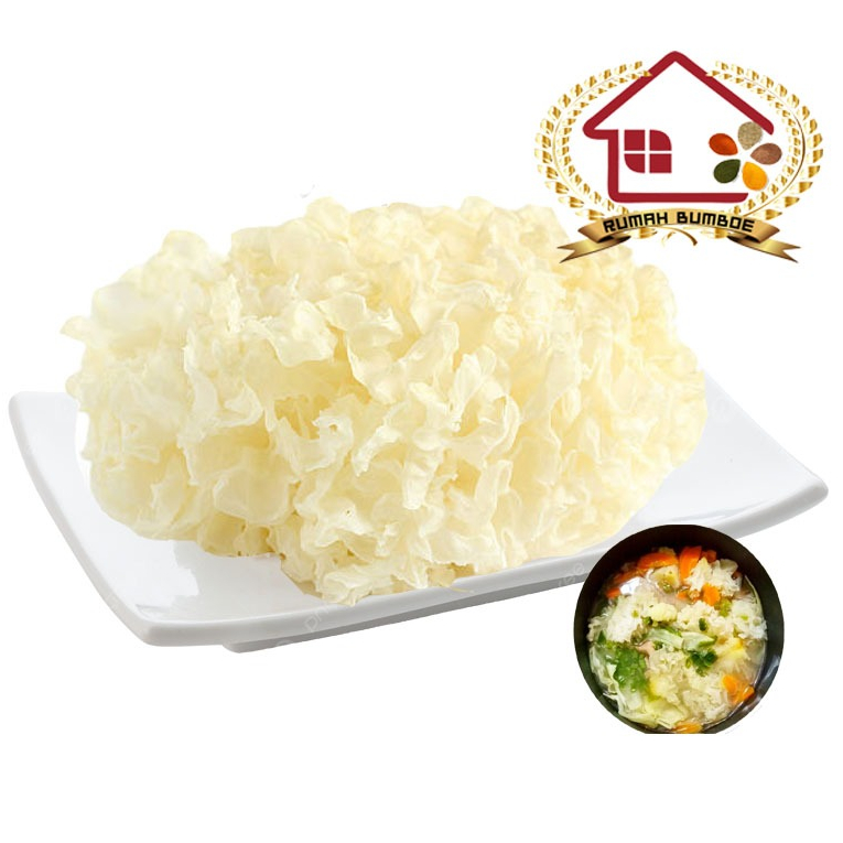 

(1 pcs) JAMUR SALJU Jamur Es Jamur Putih Kering Food