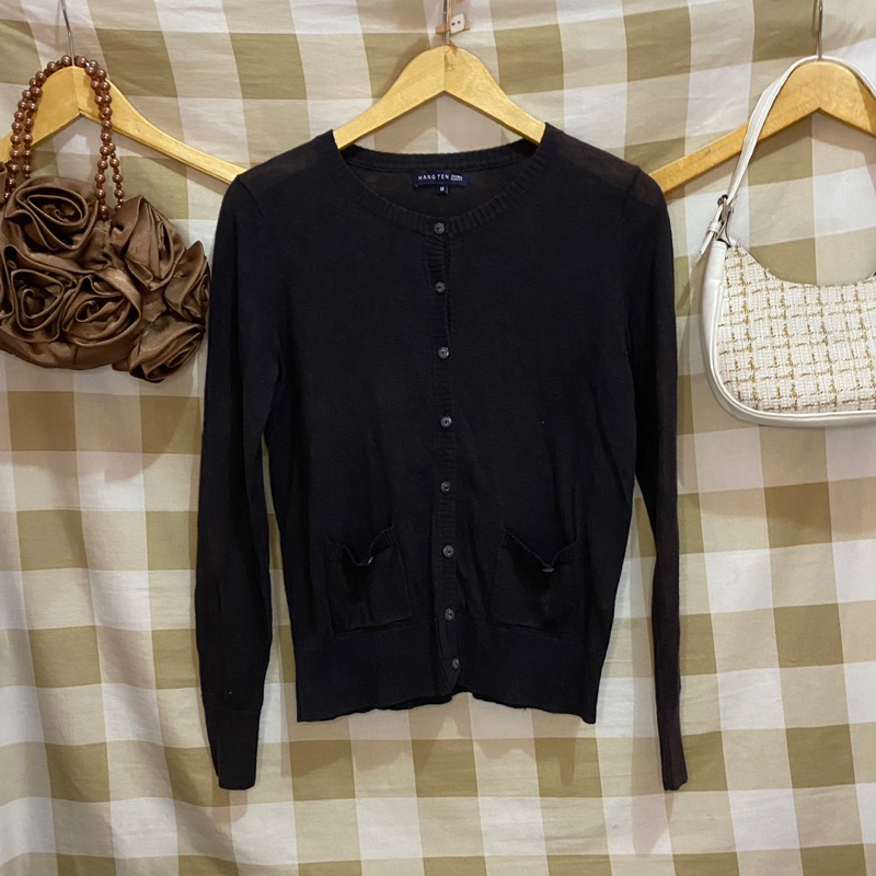 31 Cardigan rajut Hangten