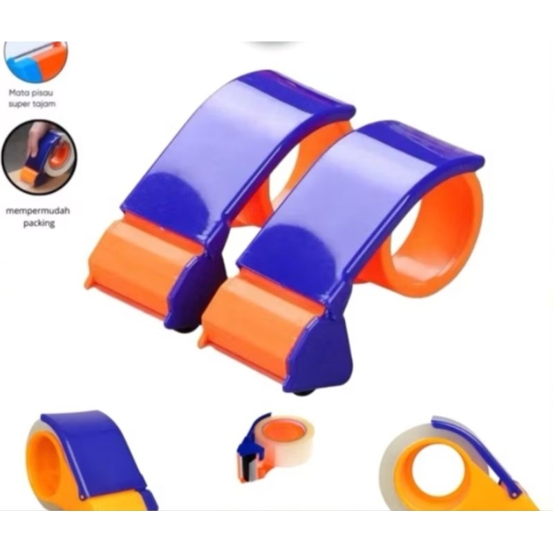 

(pemotong) Alat Packing Dispenser / Tape Cutter Lakban / Selotip Solasi Holder