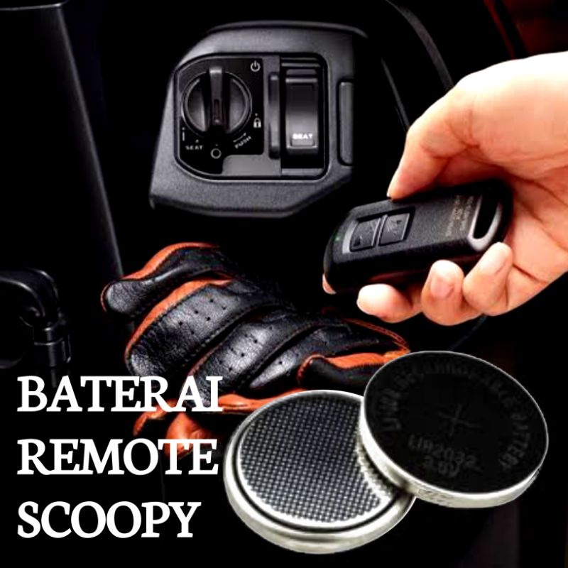 BATERAI REMOTE MOTOR SCOOPY KEYLESS