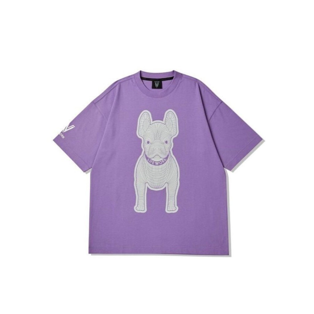 LIFEWORK Silket Radog Purple Tshirt - ORI