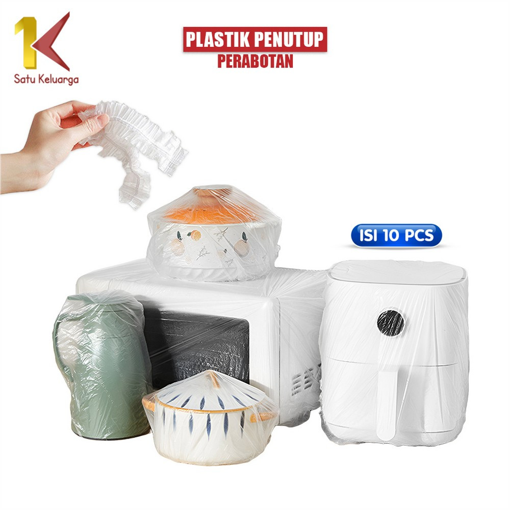Satu Keluarga Plastik Penutup Karet Pelindung Debu Isi 10pcs C1172 Dust Cover Kipas Perabotan Dapur