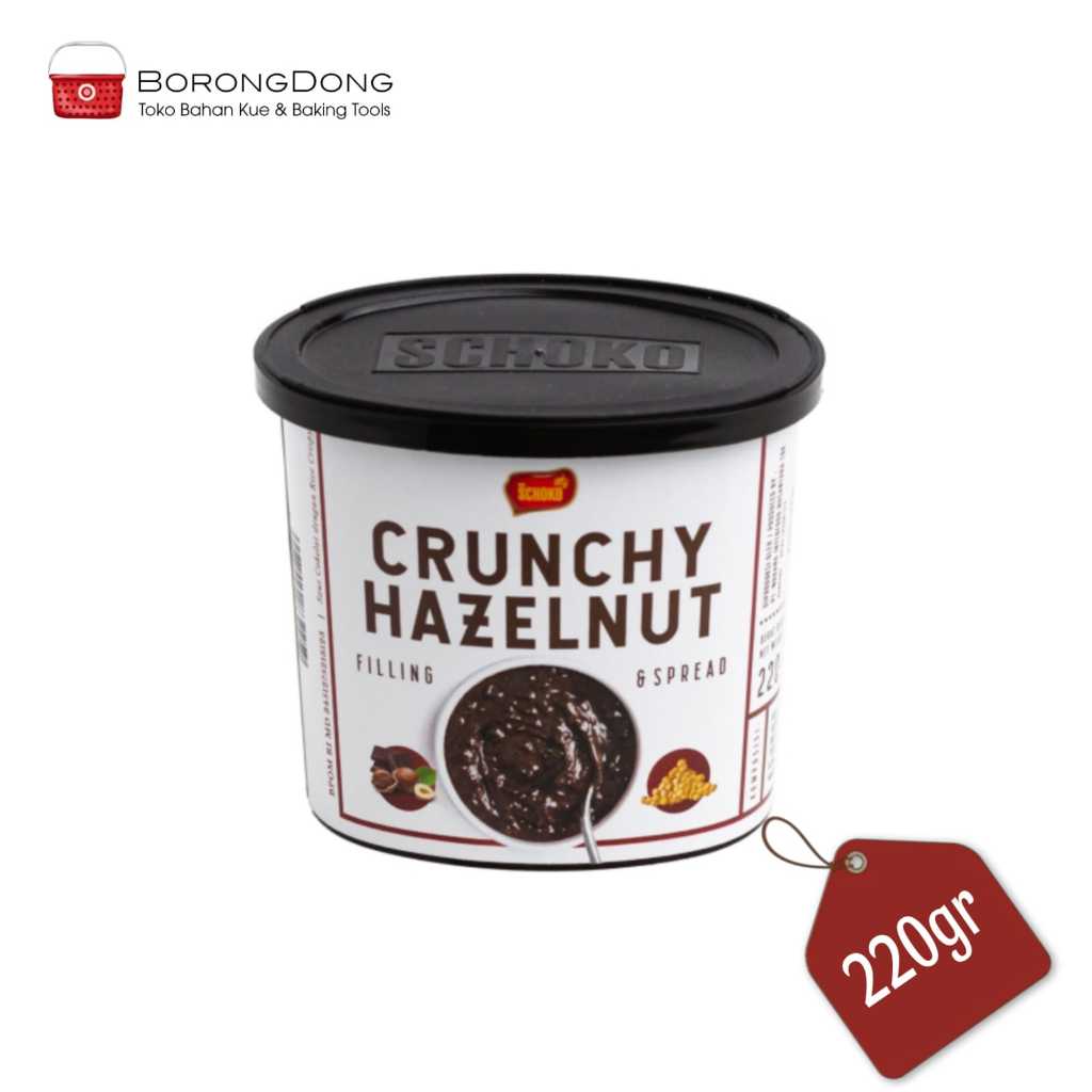 

Schoko Crunchy Hazelnut Filling & Spread 220gr