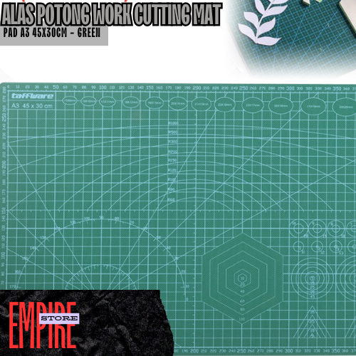 

Alas Potong Work Cutting Mat Pad A3 45x30cm Green/Art Paper/Perlengkapan Kerja/Kertas Kerja/Lainnya