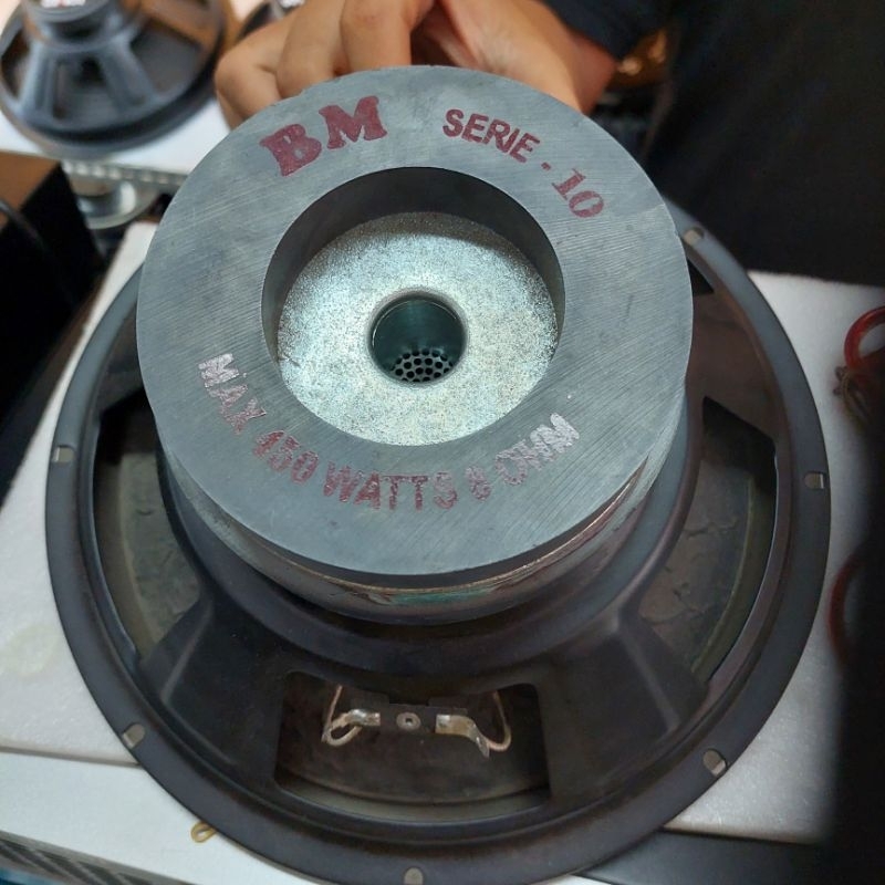 speaker BM 10 speaker komponen 10" double magnet subwoofer BM series 10 inch