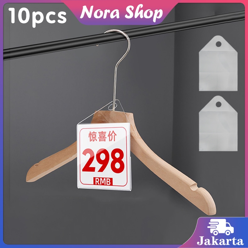 

Gantungan Label Baju 10pcs Gantungan Label Harga Price Tag Holder Gantungan Hangtag Display Baju