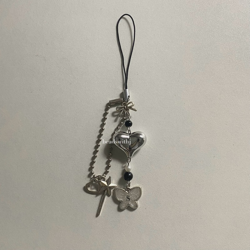 PhoneCharm | Gantungan Hp Inisial | Gantungan Hp Couple | Hiasan Hp