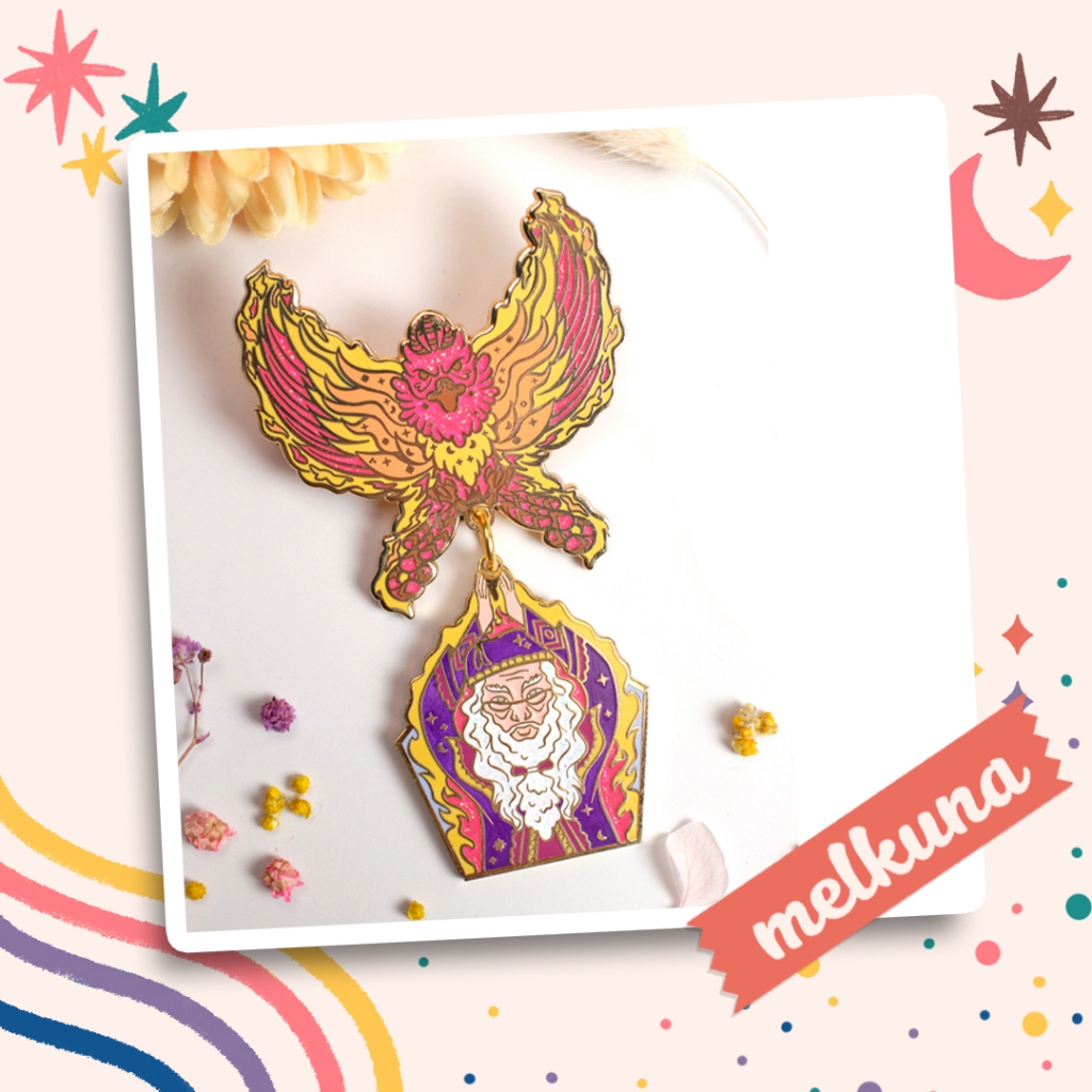 Melkuna Dumbledore Hard Enamel Pin Harry Potter