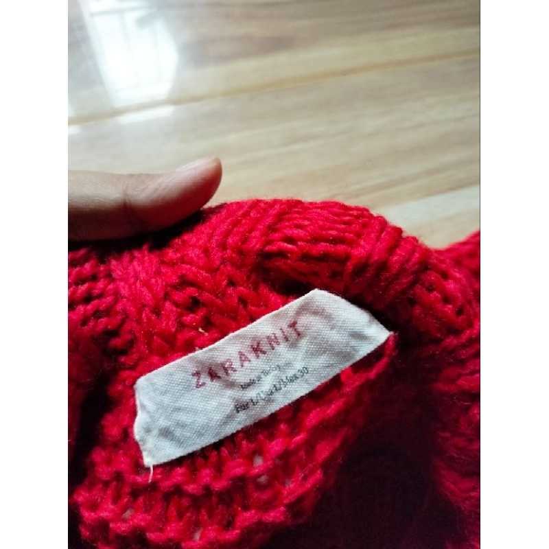 preloved Zara sweater rajut