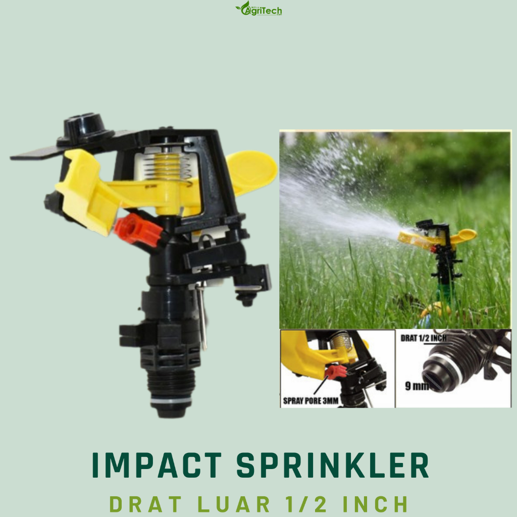KINCIR AIR 1502 ( SPRINKLER / SPRINKLE / IMPACT SPRINKLER 1/2" / MODEL TEMBAK )