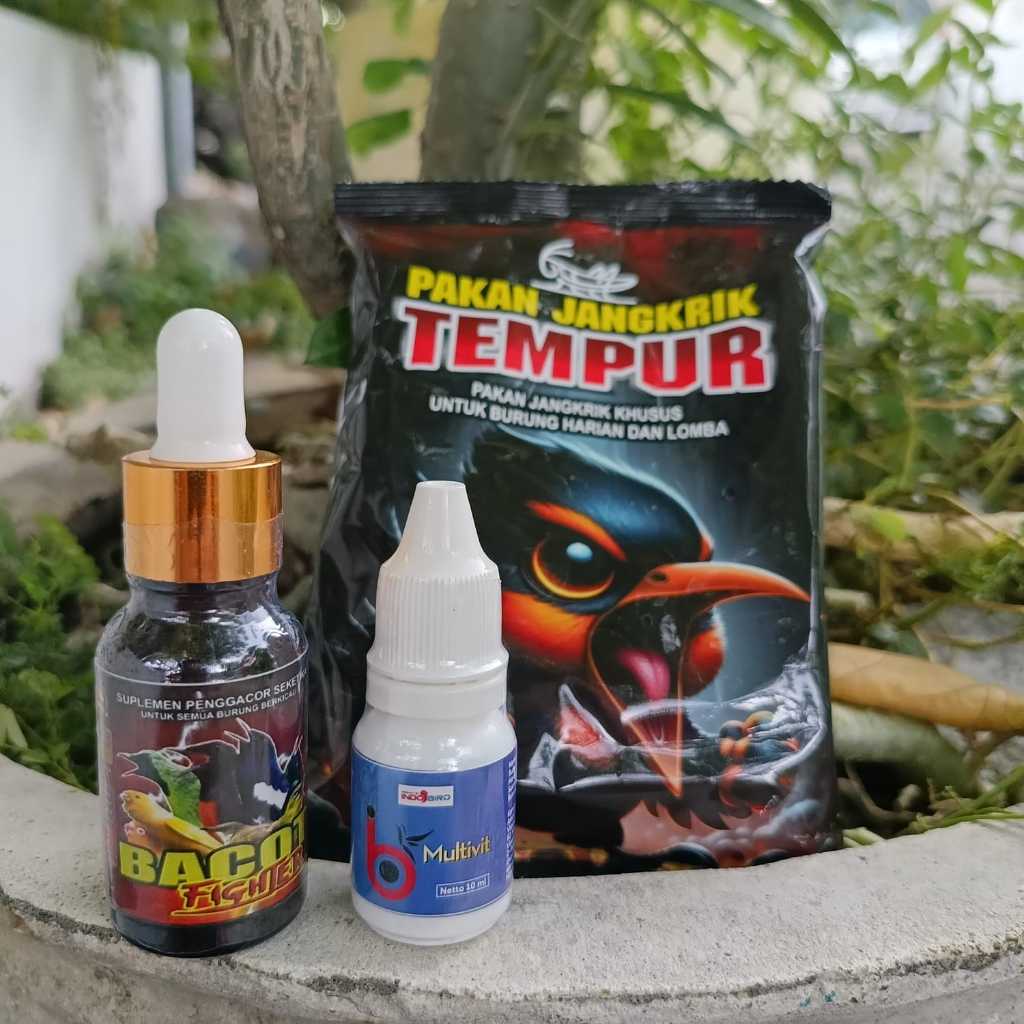 PAKET GACOR VITAMIN BURUNG BACOT FIGHTER IB MULTIVITAMIN PAKAN JANGKRIK TEMPUR