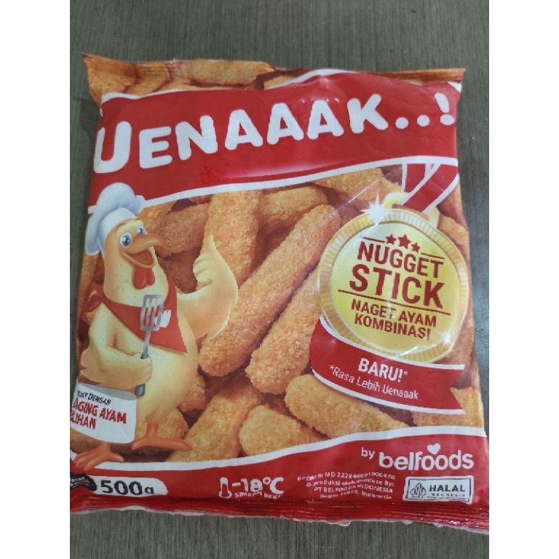 

Naget/Nugget Stik Ayam Belfoods 500gr