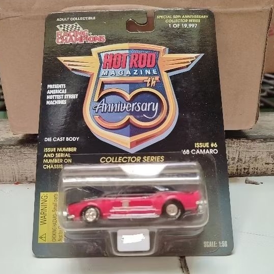 Racing Champions 68 Camaro Hot Rod Magazine 50th Anniversary diecast