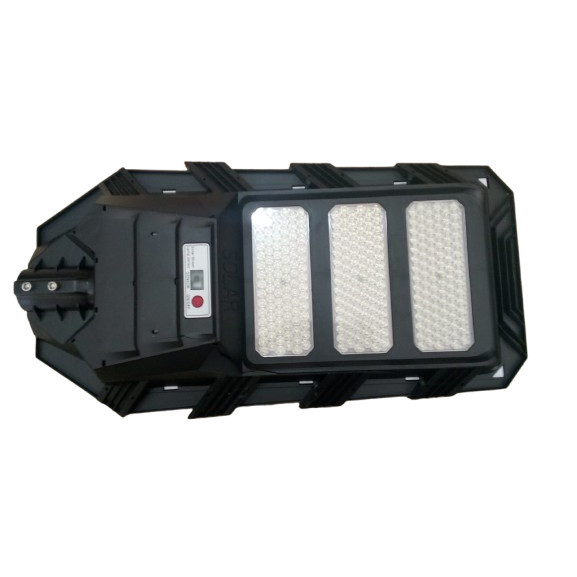 LAMPU JALAN TENAGA SURYA 300 WATT + TIANG LAMPU