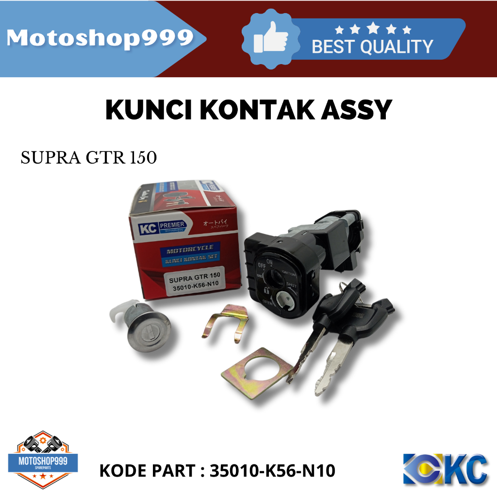Kunci Kontak Set Supra GTR 150 KCP | Kunci Kontak + Kunci Jok Belakang