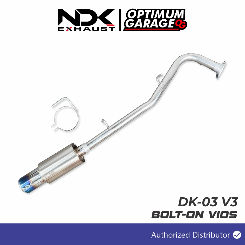 KNALPOT MOBIL  MUFLER DK03V3 BOLTON TOYOTA VIOS KNALPOT NDK EXHAUST