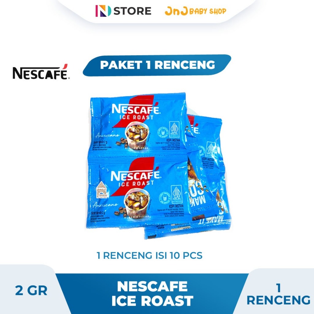 

Nescafe Ice Roast Americano 2gr 1 Renceng Isi 10 Sachet