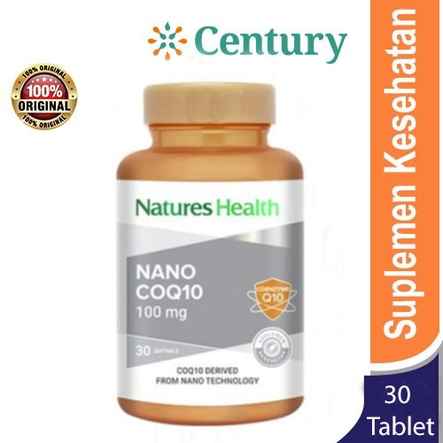 Natures Health Nano CoQ10 30 Tablet / Suplemen Kesehatan