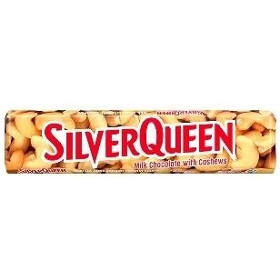 

SILVERQUEEN MILK CHOCOLATE WITH CASHEW 55 gr