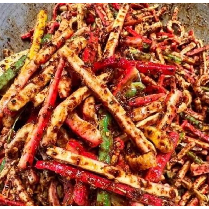 

Kerupuk Beton Pedas Daun Jeruk 250gr