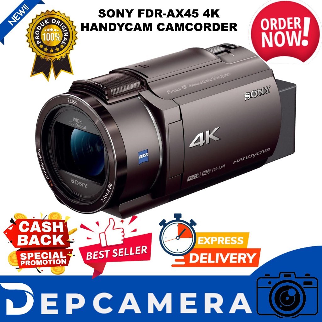 Sony FDR-AX45 4K Handycam Camcorder