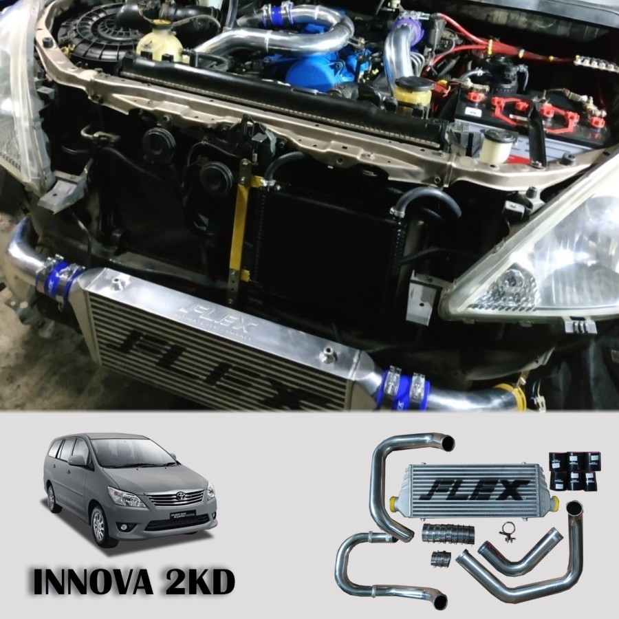 Intercooler Kit Flex Toyota Innova - Fortuner Mesin Diesel 2KD Non VNT